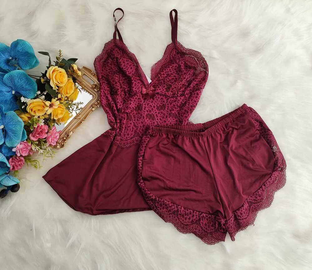 SHORTDOLL REF 512 MARSALA 1 Império Lingerie