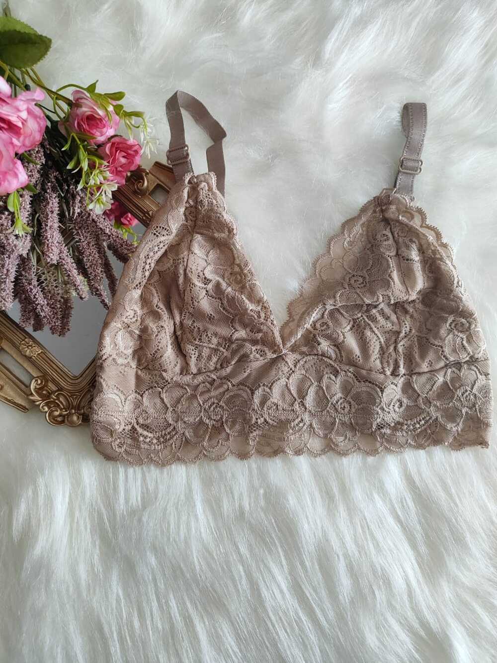 Suti De Amamenta O Renda A Nude Imp Rio Lingerie