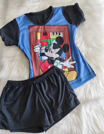 imagem PIJAMA INFANTIL MANGA SUED MICKEY 5050