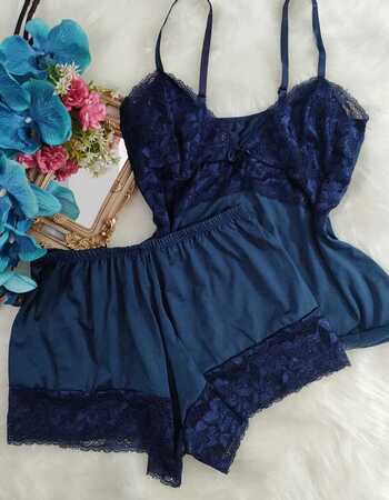 imagem SHORTDOLL  REF 741 AZUL MARINHO SR