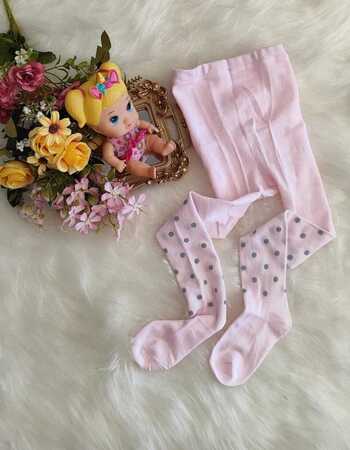 imagem MEIA CALÇA INFANTIL ROSE POA