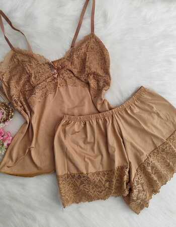 imagem SHORTDOLL  REF 741 CARAMELO