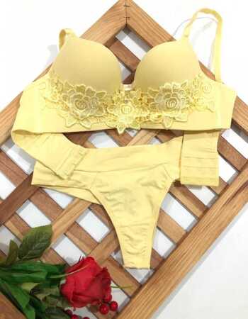 imagem CONJUNTO SUPER LUXO AMARELO AT40