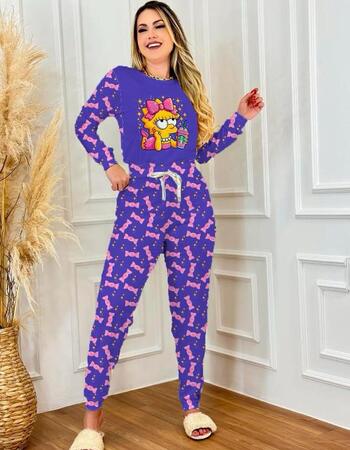 imagem PIJAMA  ADULTO INVERNO 615 MAGGIE SIMPSON