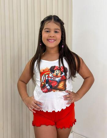 imagem PIJAMA BLOGUERINHA SLIM I70 MINNIE KIT KAT