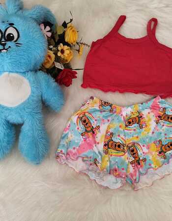 imagem PIJAMA BLOGUERINHA SLIM INFANTIL 702 SCOOB DOLL