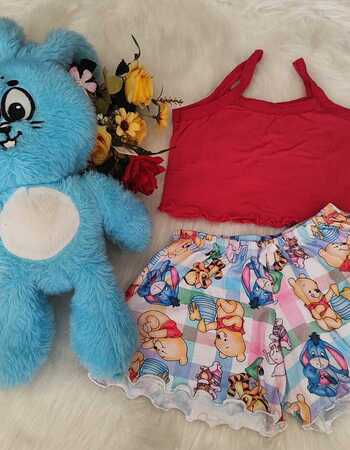 imagem PIJAMA BLOGUERINHA SLIM INFANTIL 702 POOH