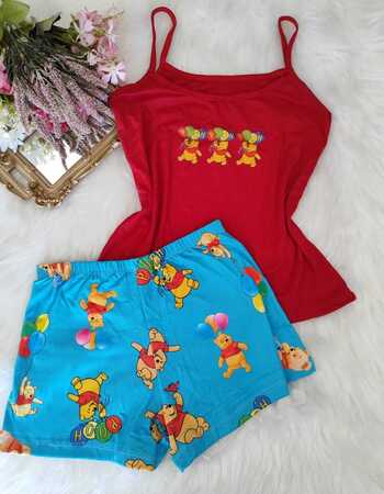 imagem PIJAMA INFANTO JUVENIL MALU URSINHO POOH