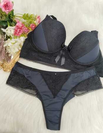 imagem CONJUNTO GG PRETO REF: 9762