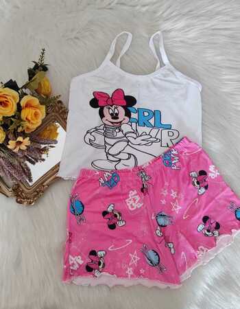 imagem PIJAMA BLOGUERINHA SLIM KI70 MINNIE  WR