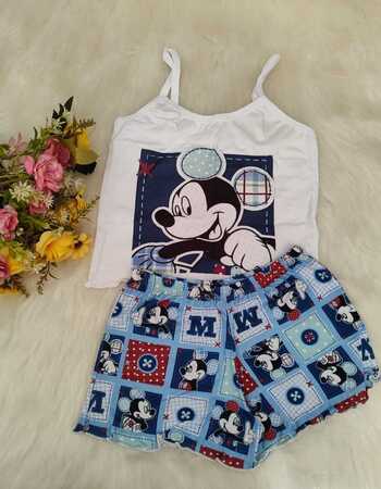 imagem PIJAMA BLOGUERINHA SLIM KI70 MCK QUADRADO AZUL