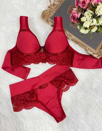 imagem CONJUNTO SUPER LUXO AT40 VERMELHO