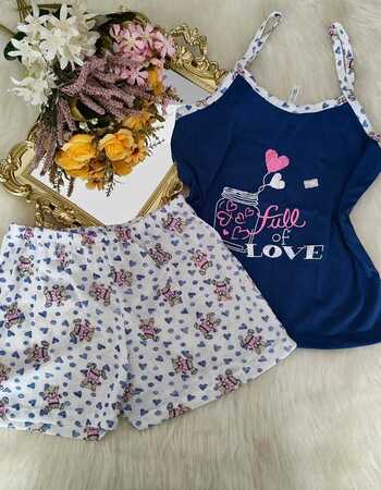 imagem PIJAMA  ALÇA 205 LOVE FULL OF