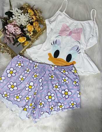 imagem PIJAMA SUED PLUS PF70 PATA LILAS