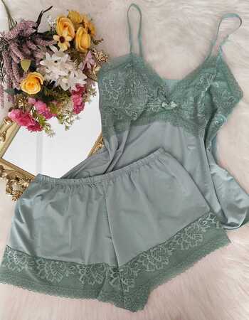 imagem SHORTDOLL REF 743 VERDE CHA