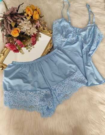 imagem SHORTDOLL REF 743 AZUL BEBE