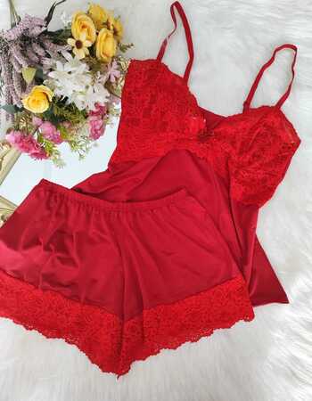 imagem SHORTDOLL REF 743 VERMELHO