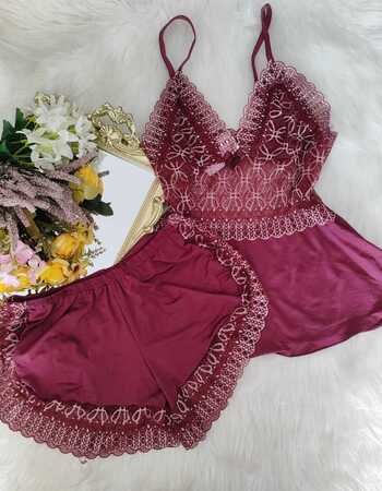 imagem SHORTDOLL REF 513 BICOLOR MARSALA