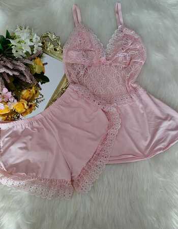 imagem SHORTDOLL REF 513 BICOLOR ROSA