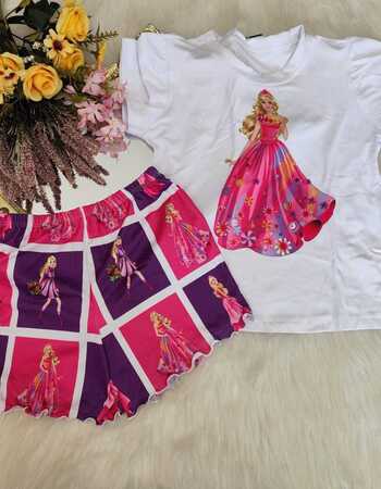 imagem PIJAMA INFANTIL COM MANGA I85 PRINCESA