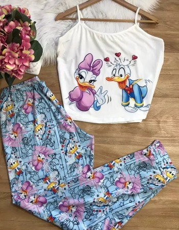 imagem PIJAMA SUED PLUS PF80 PATO CASAL