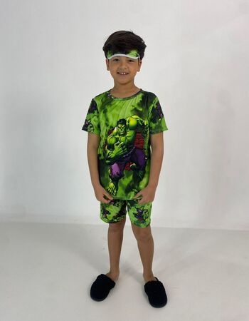 imagem PIJAMA INFANTIL MASCULINO SUED 772 HK VERDE