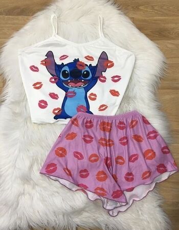 imagem PIJAMA SUED PLUS PF70 KISS ROSA