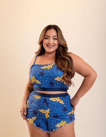 imagem SEM TAPA OLHO PIJAMA BLOGUERINHA PODEROSA PF82 AZUL