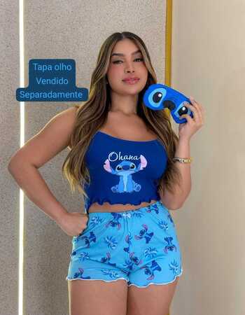 imagem PIJAMA BLOGUERINHA SLIM D70 AZUL