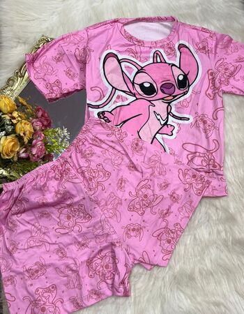 imagem PIJAMA FEMININO ADULTO SUED 627 ROSA 